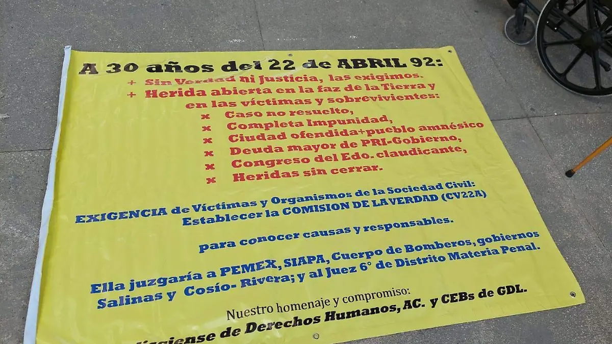 Autoridades de Guadalajara discrimina a afectados de explosiones